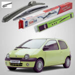TeamCar Ștergător Renault Twingo I Hatchback 1993-2007 | Față și Spate Flat - TeamCar® (TC-TWIN1-65030FL)