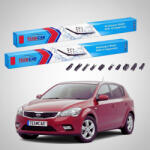 TeamCar Ștergătoare Kia Ceed I ED Facelift 2009-2012 | Set Față Flat Premium - TeamCar® (TC-CEED1F-600450FLP)
