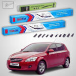 TeamCar Ștergătoare Kia Ceed I ED 2006-2009 | Set Față și Spate Flat Premium - TeamCar® (TC-CEED1-6004300FLP)