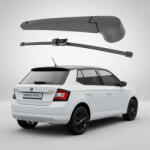 MAMMOOTH Braț și Lamelă Ștergător Spate Skoda Fabia III NJ3 NJ5 (2014-2022) - 350mm, Mammooth RAW493 (MMT-RAW493-SKODA-FABIA-III)