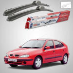 TeamCar Ștergătoare Renault Megane I Hatchback 1996-2002 | Set Față Flat - TeamCar® (TC-MEGA1H-5550FL)