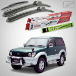 TeamCar Ștergătoare Toyota Land Cruiser J9 Seria 90 1996-2006 | Set Față și Spate Flat - TeamCar® (TC-LCJ9-4745350FL)