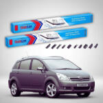 TeamCar Ștergătoare Toyota Avensis Verso M2 MPV 2001-2009 | Set Față Flat Premium - TeamCar® (TC-AVVM2-6540FLP)