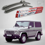 TeamCar Ștergătoare Mercedes-Benz Clasa G W463 1989-2018 | Set Față Flat - TeamCar® (TC-MBEGW463400400F)