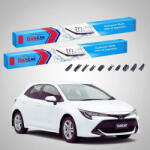 TeamCar Ștergătoare Toyota Corolla E21 Hatchback 2018-prezent | Set Față Flat Premium - TeamCar® (TC-CORE21HB-7035FLP)