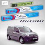 TeamCar Ștergătoare Renault Kangoo II Van 2 uși 2008-prezent | Set Față și Spate Flat Premium - TeamCar® (TC-KANG2BP-605535FLP)