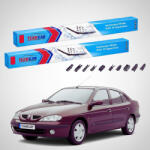 TeamCar Ștergătoare Renault Megane I Classic Sedan 1996-2003 | Set Față Flat Premium - TeamCar® (TC-MEGA1S-5550FLP)