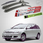 TeamCar Ștergătoare Toyota Corolla E12 Estate 2001-2008 | Set Față și Spate Flat - TeamCar® (TC-COR12EST-55483FL)