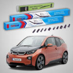 TeamCar Ștergătoare BMW i3 (I01) 2013-2022 | Set Față și Spate Flat Premium - TeamCar® (TC-I3I01-7553FLP)