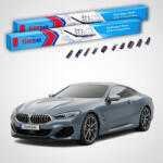 TeamCar Ștergătoare BMW Seria 8 Coupe (G15) 2018-prezent | Set Față Flat Premium - TeamCar® (TC-8CG15-6550FLP)