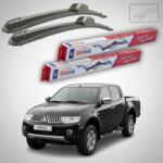 TeamCar Stergatoare Mitsubishi L200 Pick-up Gen IV Facelift (KB_T/KA_T) 2009-2015 | Set Fata Flat 550+450mm - TeamCar (TC-L200F-550FLA)