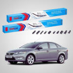TeamCar Ștergătoare Ford Mondeo Mk4 Sedan 2007-2014 | Set Față Flat Premium - TeamCar® (TC-MONDEOMK4SD650475FP)