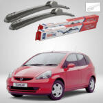 TeamCar Ștergătoare Honda Jazz Gen II (GD1/GD5) Hatchback 2002-2008 | Set Față Flat - TeamCar® (TC-GD1525375FL)