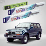 TeamCar Ștergătoare Toyota Land Cruiser J8 Seria 80 1990-1998 | Set Față și Spate Hibrid - TeamCar® (TC-LCJ8-4545350HB)