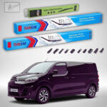 TeamCar Ștergătoare Citroën SpaceTourer MPV 2-Doors 2016-prezent | Set Față și Spate Flat Premium - TeamCar® (TC-SPACET2D-FS290FLP)