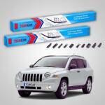 TeamCar Ștergătoare Jeep Compass MK 2006-prezent | Set Față Flat Premium - TeamCar® (TC-JEEPMK-550500FLP)