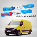 TeamCar Ștergătoare Renault Master III Van 2010-prezent | Set Față Flat Premium - TeamCar® (TC-MAST3V-6565FLP)