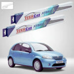 TeamCar Ștergătoare Citroën C3 Gen I FC/FN Hatchback 2002-2009 | Set Față Hibrid - TeamCar® (TC-C3FC600450HB)