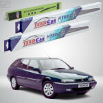 TeamCar Ștergătoare Citroën Xantia Break X2 Facelift Estate 1999-2001 | Set Față și Spate Hibrid - TeamCar® (TC-XANTBX2B-FS350HB)