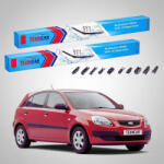 TeamCar Ștergătoare Kia Rio II DE JB Hatchback 2005-2011 | Set Față Flat Premium - TeamCar® (TC-RIOIIHB-5540FLP)