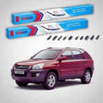 TeamCar Ștergătoare Kia Sportage II JE SUV 2004-2010 | Set Față Flat Premium - TeamCar® (TC-SPORTAGEII-6040FP)