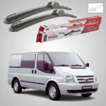 TeamCar Ștergătoare Ford Transit Tourneo Gen V MK6-MK7 V347 2-Door 2006-2011 | Set Față Flat - TeamCar® (TCTTOURNEOVMK7V3472D650550FL)