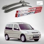 TeamCar Ștergătoare Citroën Berlingo Gen I Facelift (M59) MPV 2002-2011 | Set Față Flat - TeamCar® (TC-BER1FM550550FL)