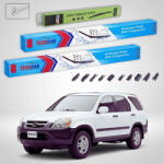 TeamCar Ștergătoare Honda CR-V II RD4/RD5/RD7/RD8 SUV 2002-2004 | Set Față și Spate Flat Premium - TeamCar® (TC-CRV2RD525500300FLP)