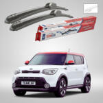 TeamCar Ștergătoare Kia Soul II PS Hatchback 2014-2018 | Set Față Flat - TeamCar® (TC-SOULII-6050FL)