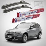 TeamCar Ștergătoare BMW X3 (E83) 2004-2010 | Set Față Flat - TeamCar® (TC-X3E83-5550FL)