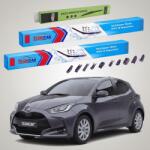 TeamCar Stergatoare Mazda 2 Hybrid XP210 2022-2024 Set Fata si Spate Flat Premium TeamCar (TC-MZ2HYB22FPSP)