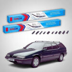 TeamCar Ștergătoare Citroën XM Break Y4 Estate 1994-2000 | Set Față Flat Premium - TeamCar® (TC-XMBRY4-550550FLP)