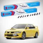TeamCar Stergatoare Mitsubishi Lancer Gen VII (CS_A/CT_A) EVO 7-9 2003-2010 | Set Fata Flat Premium - TeamCar (TC-LANCER7600FLP)