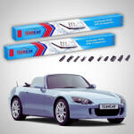 TeamCar Ștergătoare Honda S2000 (AP1/AP2) Roadster 1999-2009 | Set Față Flat Premium - TeamCar® (TC-S2K1R500400FLP)