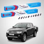 TeamCar Stergatoare Mitsubishi L200 Pick-up Gen IV Facelift (KB_T/KA_T) 2009-2015 | Set Fata Flat Premium 550+450mm - TeamCar (TC-L200F550FLPA)