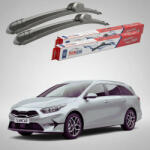 TeamCar Ștergătoare Kia Ceed III SW CD 2018-prezent | Set Față Flat - TeamCar® (TC-CEED3SW-6540FL)