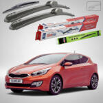 TeamCar Ștergătoare Kia Pro Ceed II JD 2013-prezent | Set Față și Spate Flat - TeamCar® (TC-PC2-653530FL)