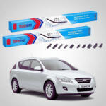 TeamCar Ștergătoare Kia Ceed I SW ED 2007-2009 | Set Față Flat Premium - TeamCar® (TC-CEED1SW-6045FLP)