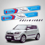 TeamCar Ștergătoare Kia Soul I AM Hatchback 2008-2014 | Set Față Flat Premium - TeamCar® (TC-SOULI-6050FLP)