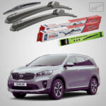 TeamCar Ștergătoare Kia Sorento III UM SUV 2015-2020 | Set Față și Spate Flat - TeamCar® (TC-SORENTO3-654030FL)