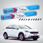 TeamCar Ștergătoare Kia Niro I/II DE/SG2 SUV 2016-prezent | Set Față Flat Premium - TeamCar® (TC-NIROI-6540FLP)