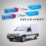 TeamCar Ștergătoare Renault Express Van 1994-1997 | Set Față Flat Premium - TeamCar® (TC-EXPR1-4545FLP)
