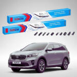 TeamCar Ștergătoare Kia Sorento III UM SUV 2015-2020 | Set Față Flat Premium - TeamCar® (TC-SORENTOIII-6540FP)