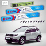 TeamCar Ștergătoare Dacia Duster II SUV 2018-prezent | Set Față și Spate Flat Premium - TeamCar® (TC-DUST2-554829FP)