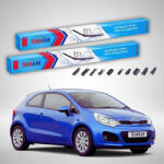 TeamCar Ștergătoare Kia Rio III UB Hatchback 2011-2017 | Set Față Flat Premium - TeamCar® (TC-RIOIIIHB-6540FLP)