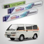 TeamCar Stergatoare Mitsubishi L300 Van Gen III (P1_T) 1994-2000 | Set Fata si Spate Hibrid - TeamCar (TC-L300G3FSHB)