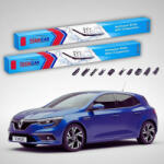 TeamCar Ștergătoare Renault Megane IV Hatchback 2015-prezent | Set Față Flat Premium - TeamCar® (TC-MEGA4H-6045FLP)