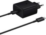quandes Set Incarcator compatibil Samsung Super Fast Travel Charger, 45w, USB-C, pentru S23 ultra, S22, Cablu date 1, 8, 5A C-C, QUANDES®