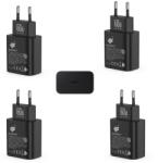 quandes Set 4 buc, Incarcator Retea 60W T6010 Quandes® Power Adapter Compatibil cu Galaxy S26/26 ultra, fara cablu