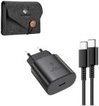 quandes Set Incarcator rapid 25W USB-C, cablu 3A c-c, pentru Samsung, compatibil cu Galaxy A73/A53/A13, geanta depozitare, QUANDES